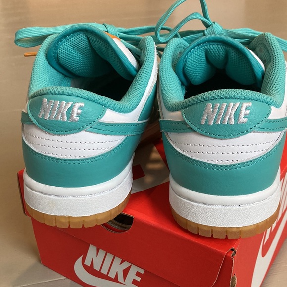NikeNike Dunk Low Teal Zeal TEAL-KUMQUAT DV2190-100 Women's Size 7 - Picture 4 of 8